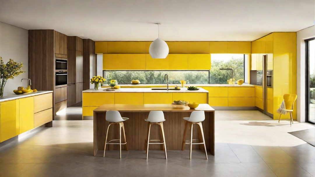 Sunshine Yellow: Illuminating the Kitchen with a Radiant Glow