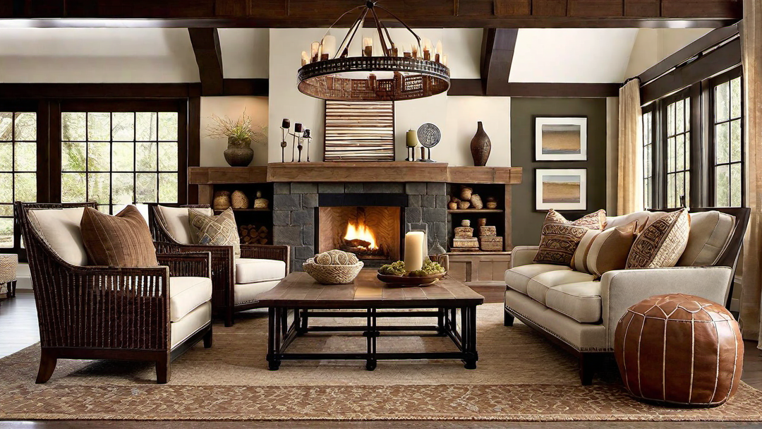 Textiles and Fabrics: Enhancing Comfort in Craftsman Style Great Rooms