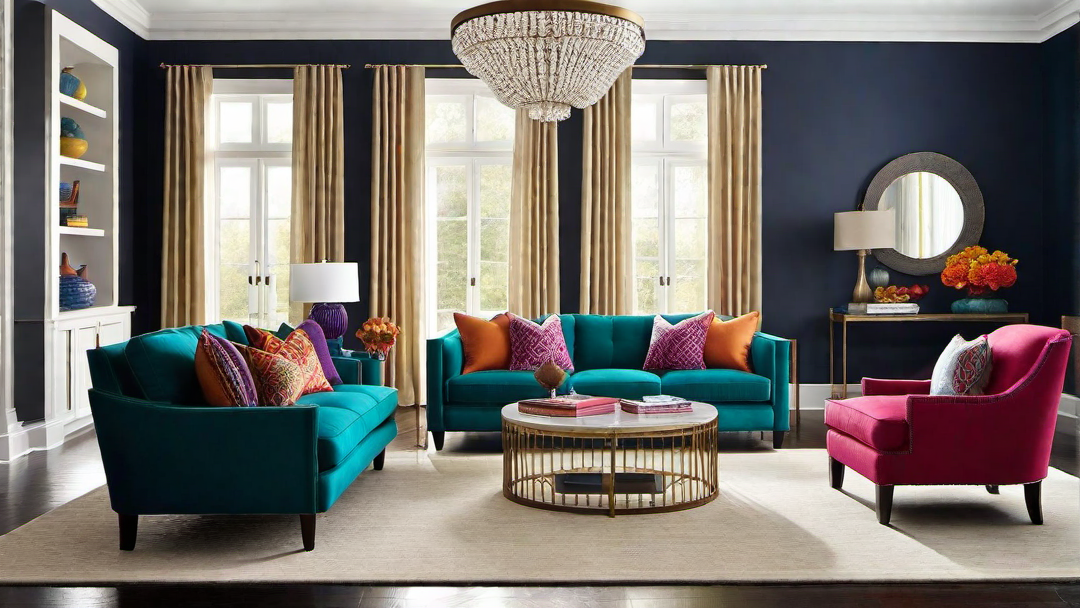 Timeless Beauty: Vibrant Living Room with Classic Appeal