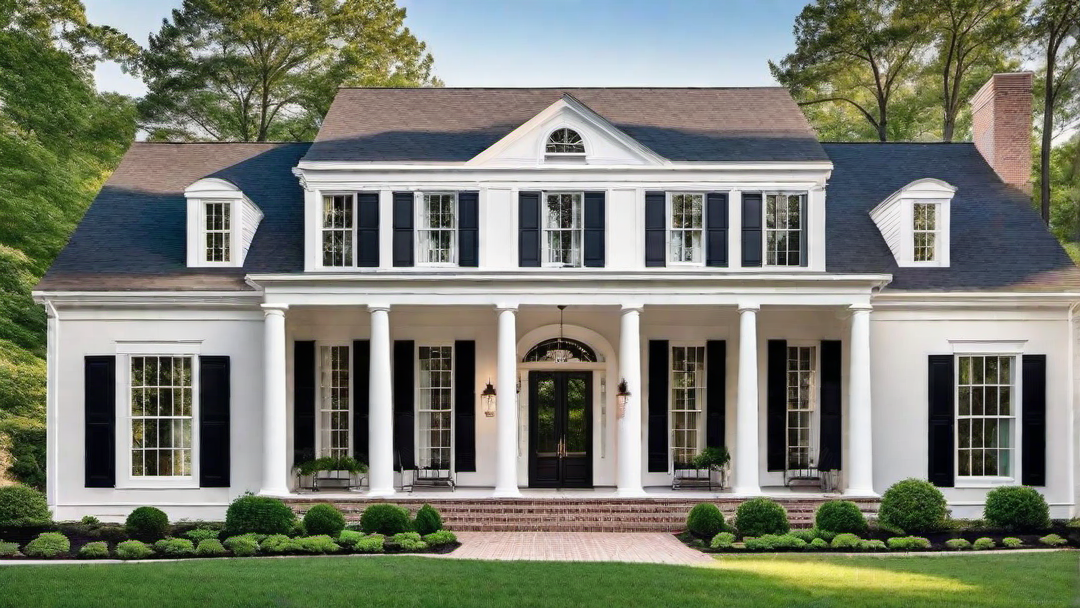 Timeless Elegance: Colonial Style Home Exterior