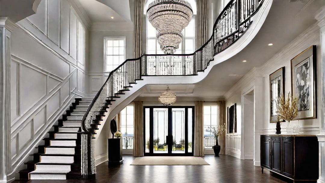 Timeless Glamour: Lustrous Crystal Light Fixtures in Entryways