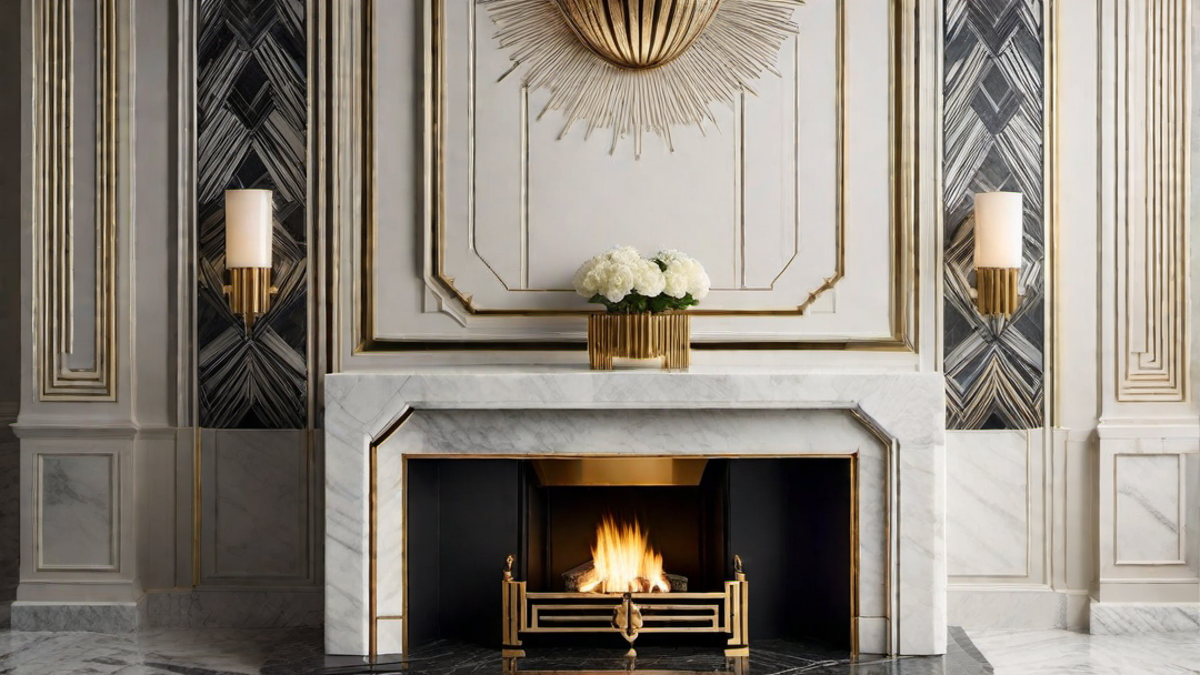 Timeless Sophistication: Classic Art Deco Fireplace Design