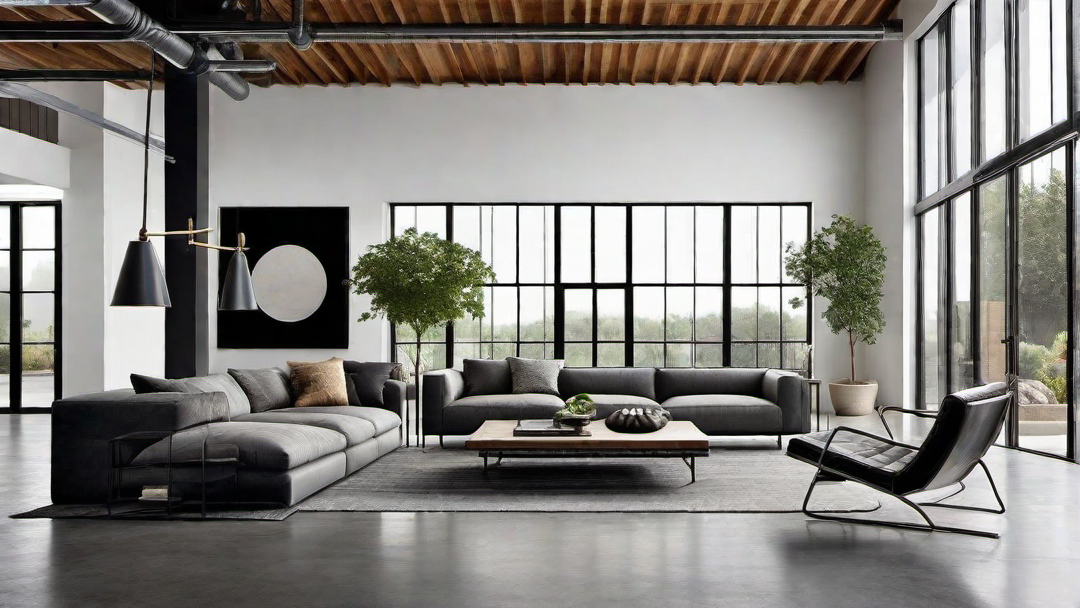 Urban Chic: Industrial Touches in Modern Living Room Designs