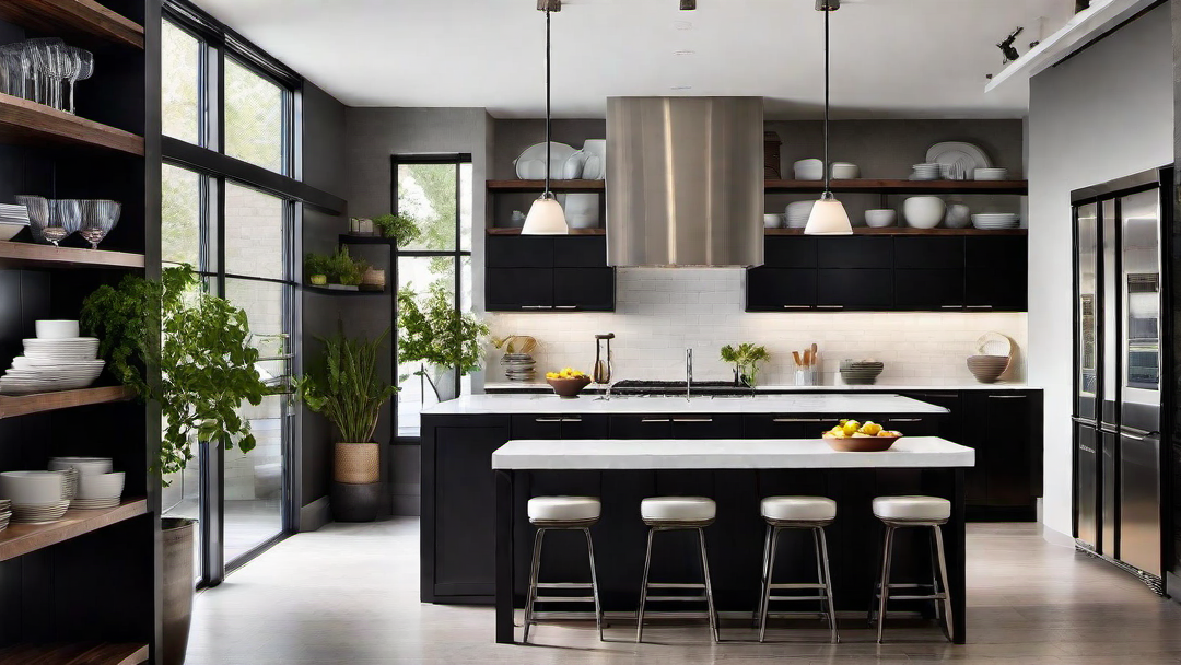 Urban Sophistication: Contemporary Kitchen in a City Loft