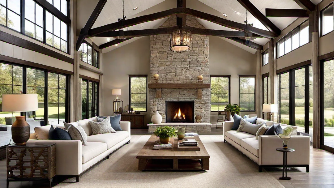 Vaulted Ceilings: Enhancing Space and Light in Ranch Style Great Rooms