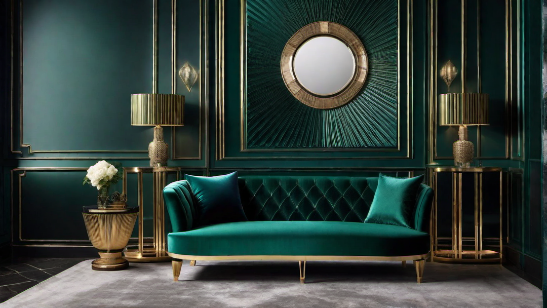 Velvet Luxe: Plush Textiles in Art Deco Inspired Living Spaces