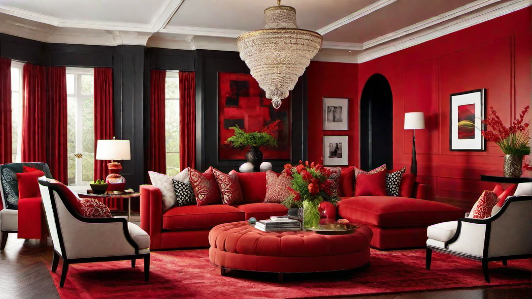 Vibrant Red: Adding Passion and Energy to Your Living Room