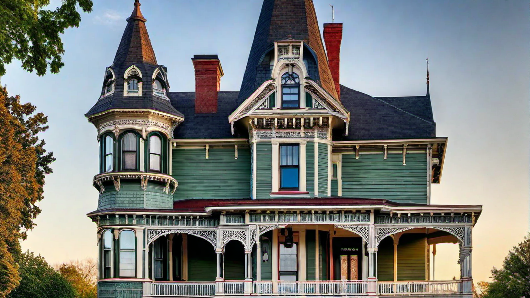 Victorian House Architectural Details: Turrets and Gables