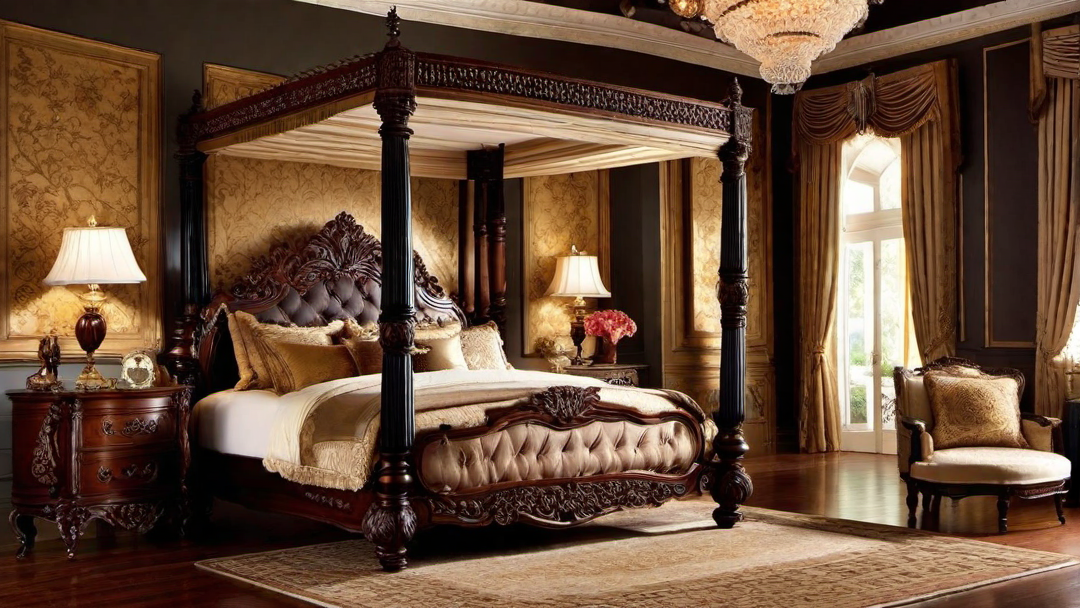 Victorian House Bedroom Design: Canopy Beds and Antique Furnishings