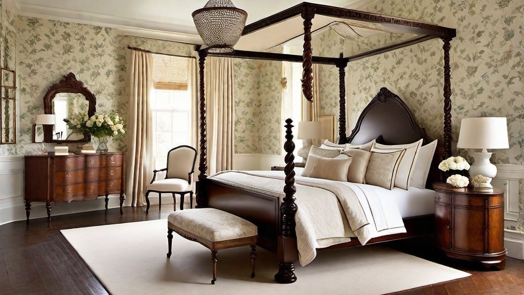 Vintage Charm: Classic Colonial Bedroom Design