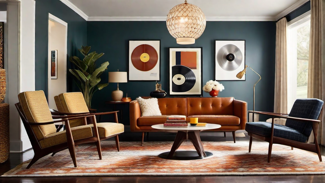 Vintage Touch: Mid-Century Ranch Style Living Room
