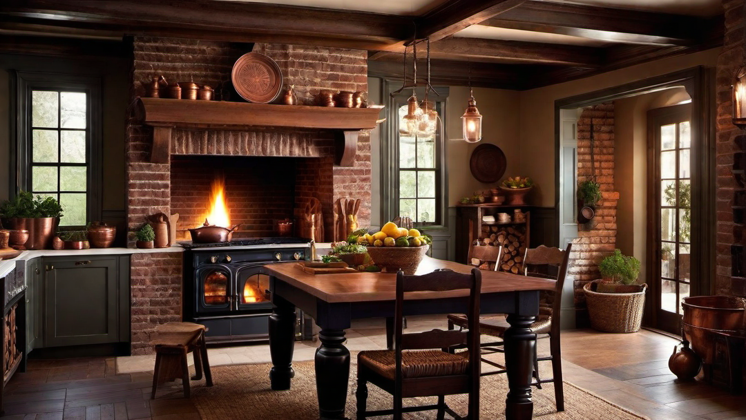 Warm Hearth: Importance of Fireplaces in Colonial Kitchens