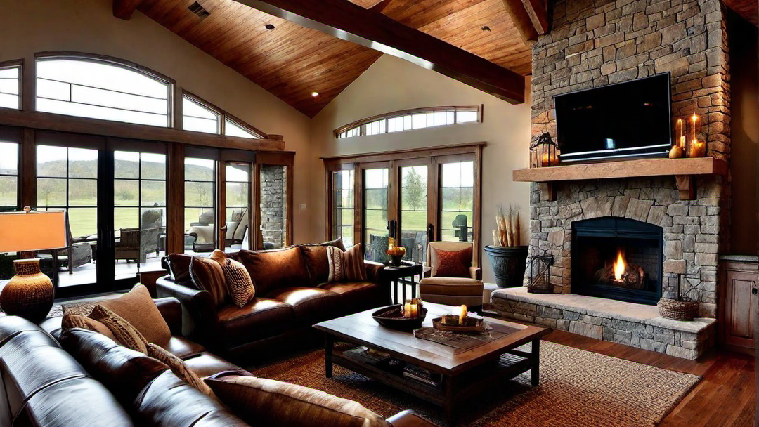 Warm and Cozy: Fireplace Designs for Ranch Style Great Rooms
