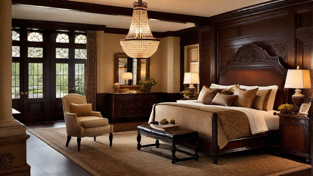 Warm and Inviting: Colonial Bedroom Lighting Ideas