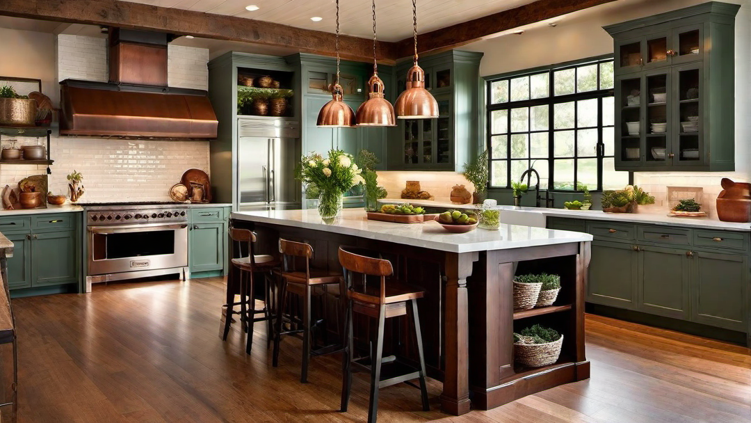 Warm and Welcoming: Cozy Atmosphere in Ranch Kitchen