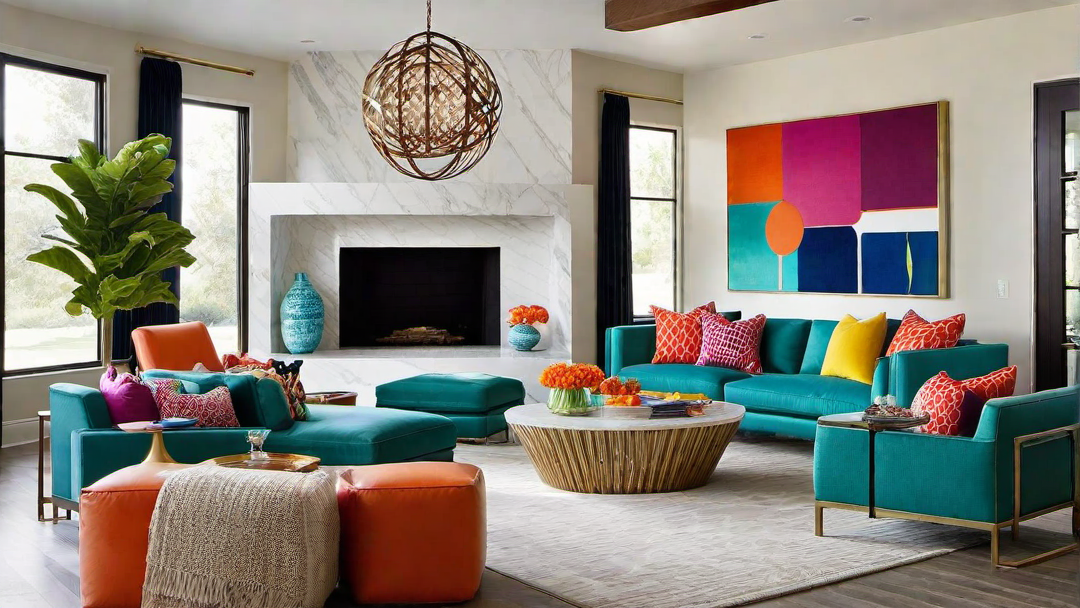 Whimsical Charm: Playful Additions to Vibrant Great Room Decor