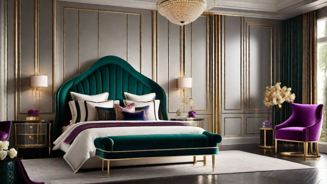 Whimsical Glam: Playful and Whimsical Elements in Art Deco Bedroom Decor