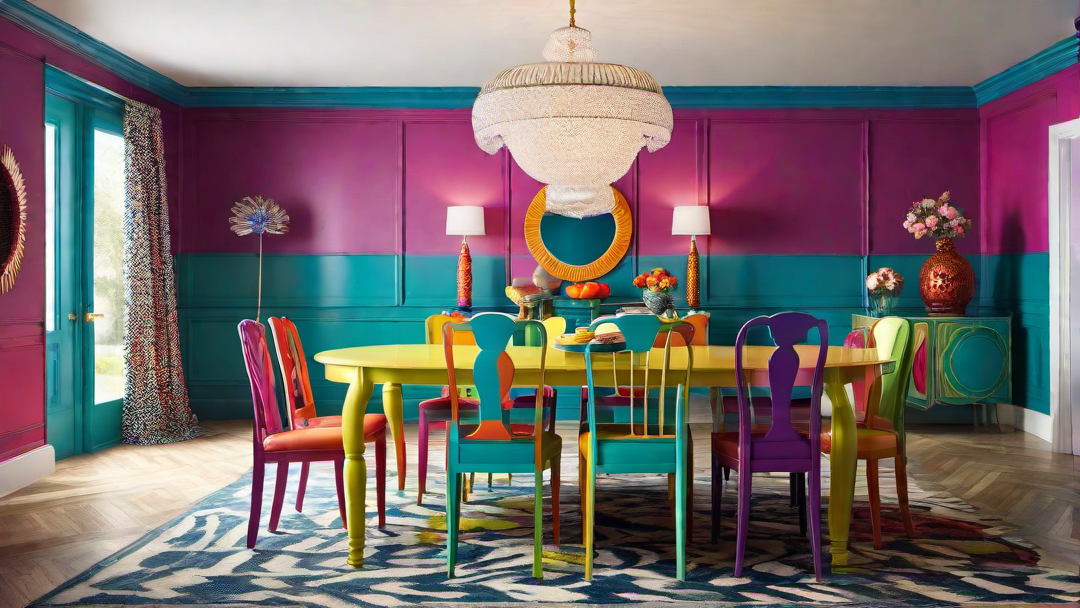 Whimsical Wonderland: Playful and Colorful Dining Room Decor