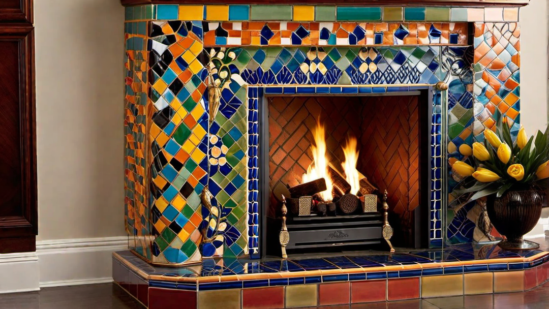 Whimsical Wonderland: Playful and Colorful Fireplace Design