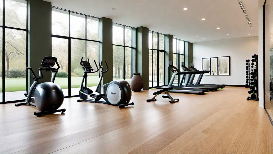 Zen and Balance: Tranquil Fitness Room Design
