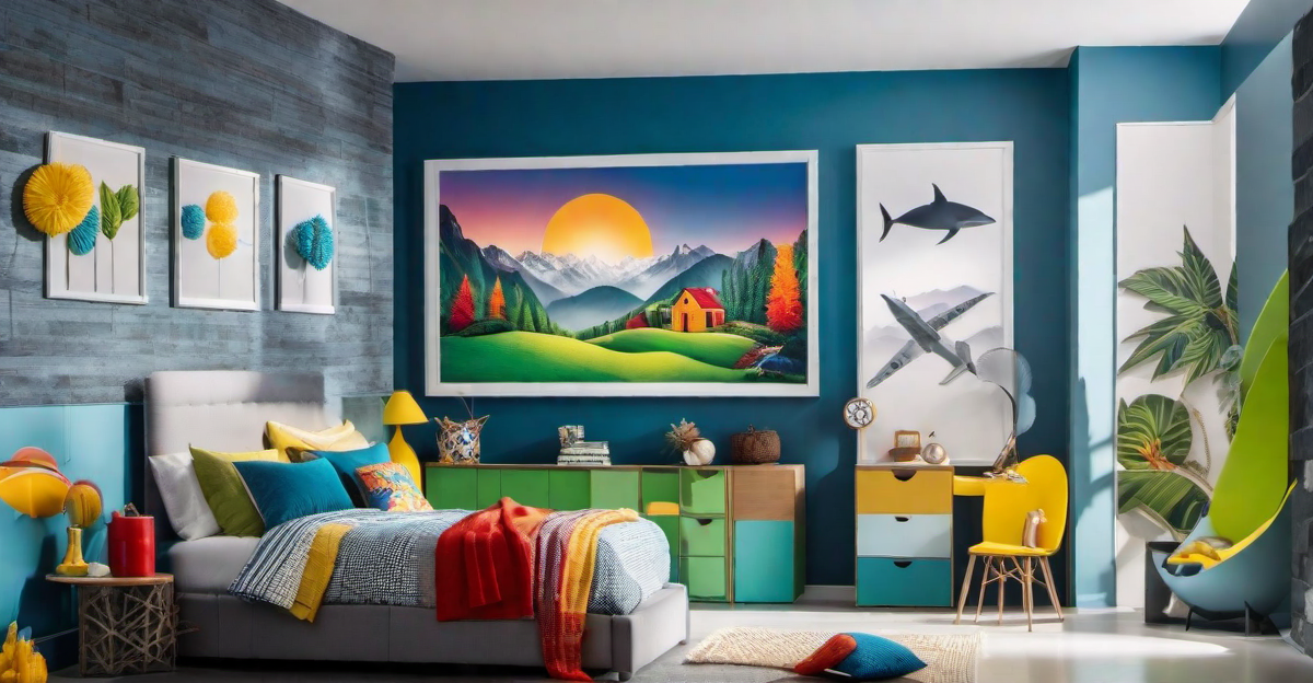 Art for All Ages: Kid-Friendly Wall Art and Murals