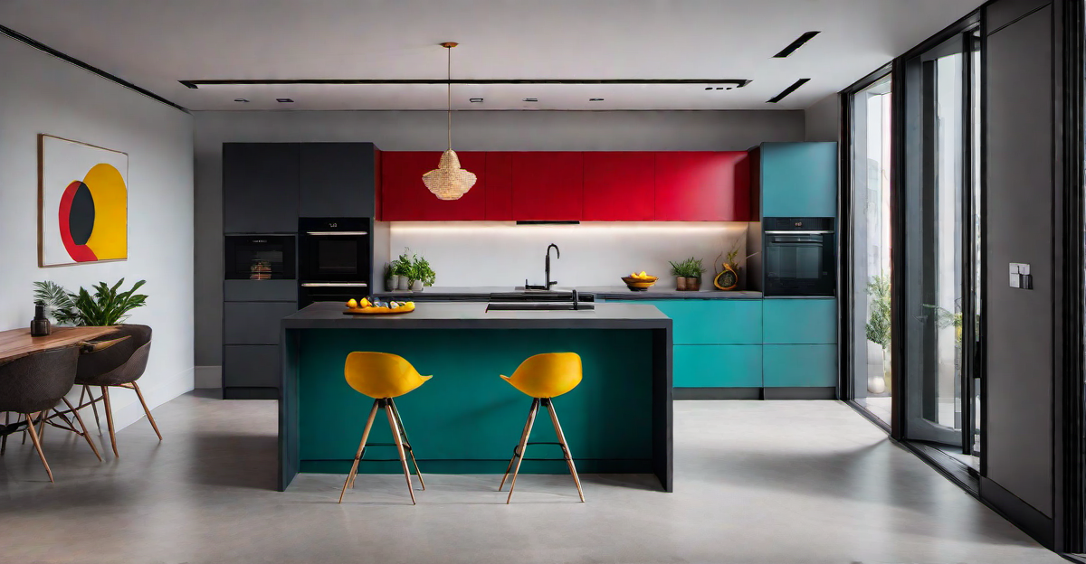 Artistic Accents: Incorporating Unique Art and Decor in a Colorful Kitchen