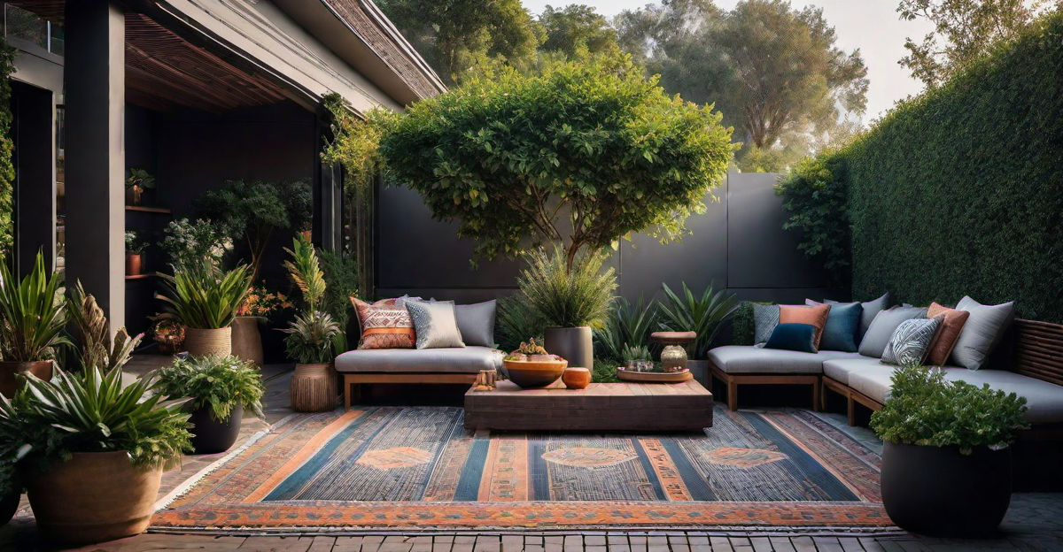 Bohemian Vibes: Eclectic Decor for a Festive Patio Setting