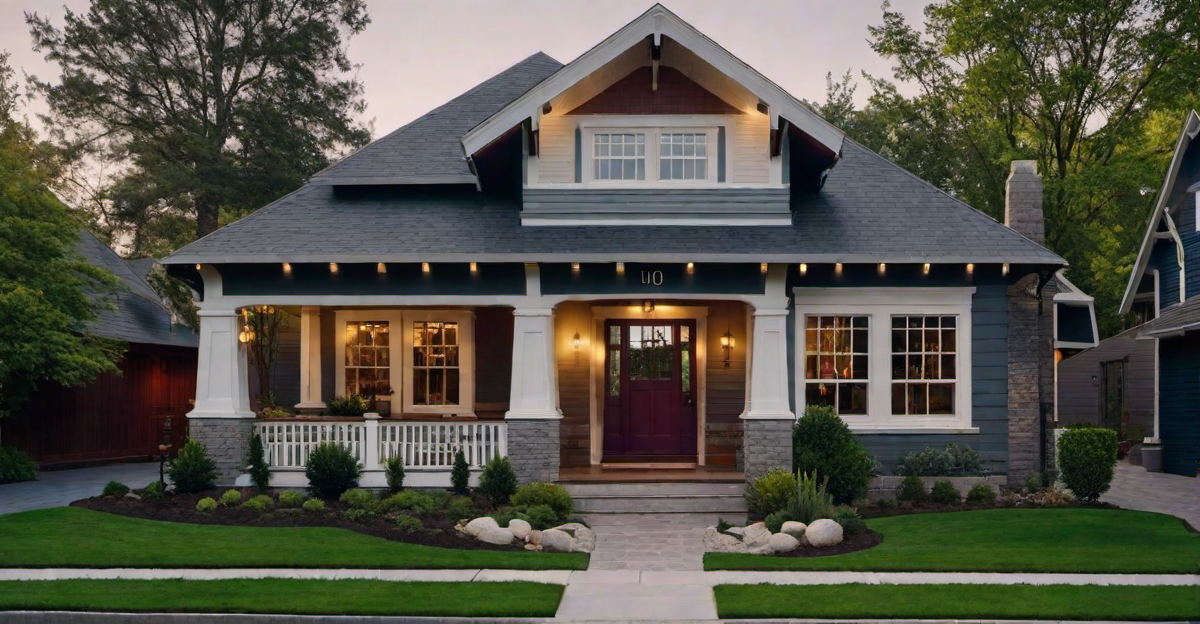 Colorful Architectural Details: Enhancing Craftsman Style with Color