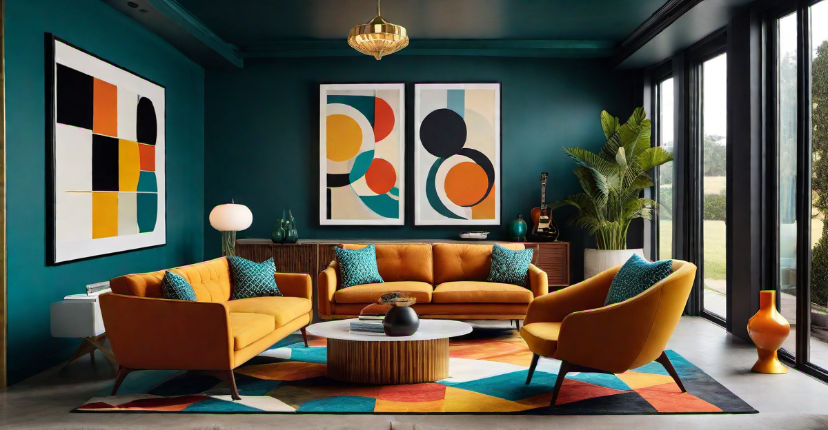 Creating a Retro-Inspired Lounge Area