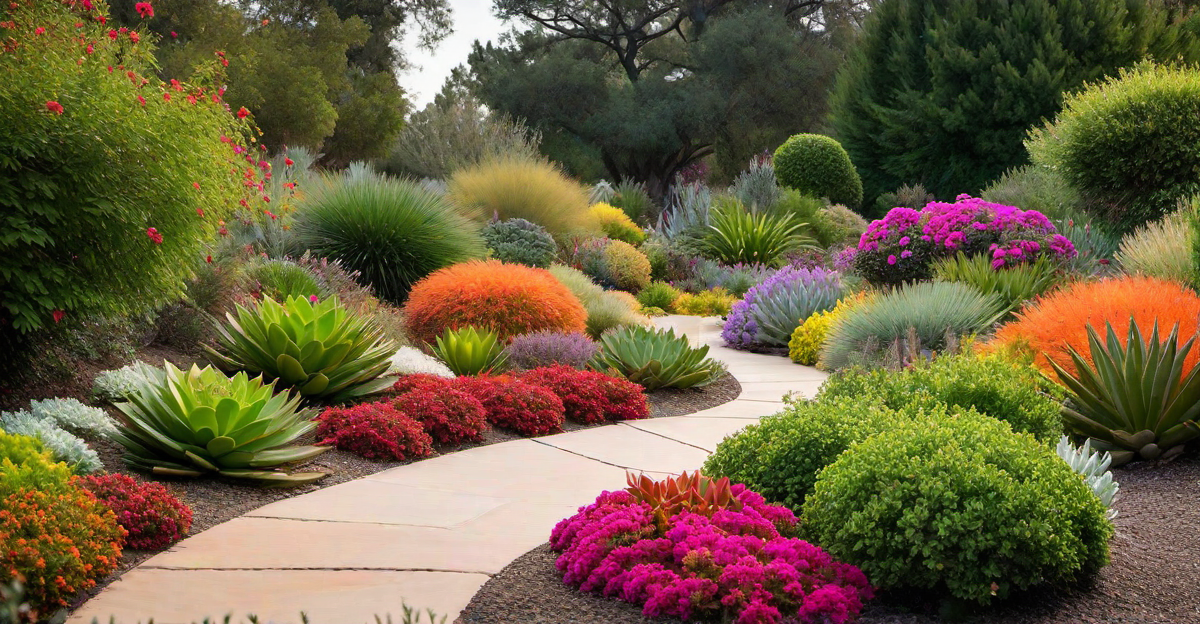 Drought-Tolerant Beauties: Designing Colorful Gardens with Water-Efficient Plants