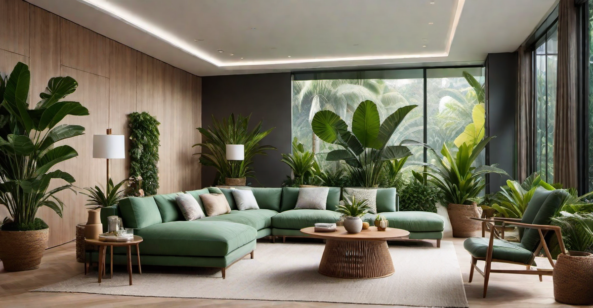 Indoor Greenery: Creating a Lush Tropical Paradise