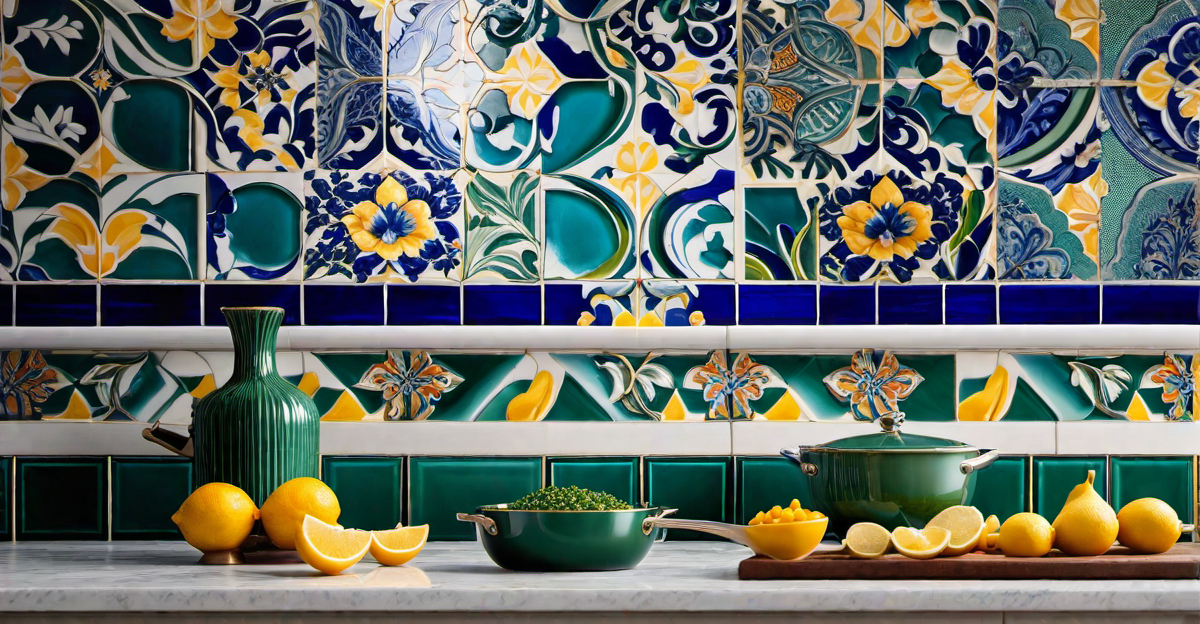 Mediterranean-Inspired Tiles for a Vibrant Backsplash