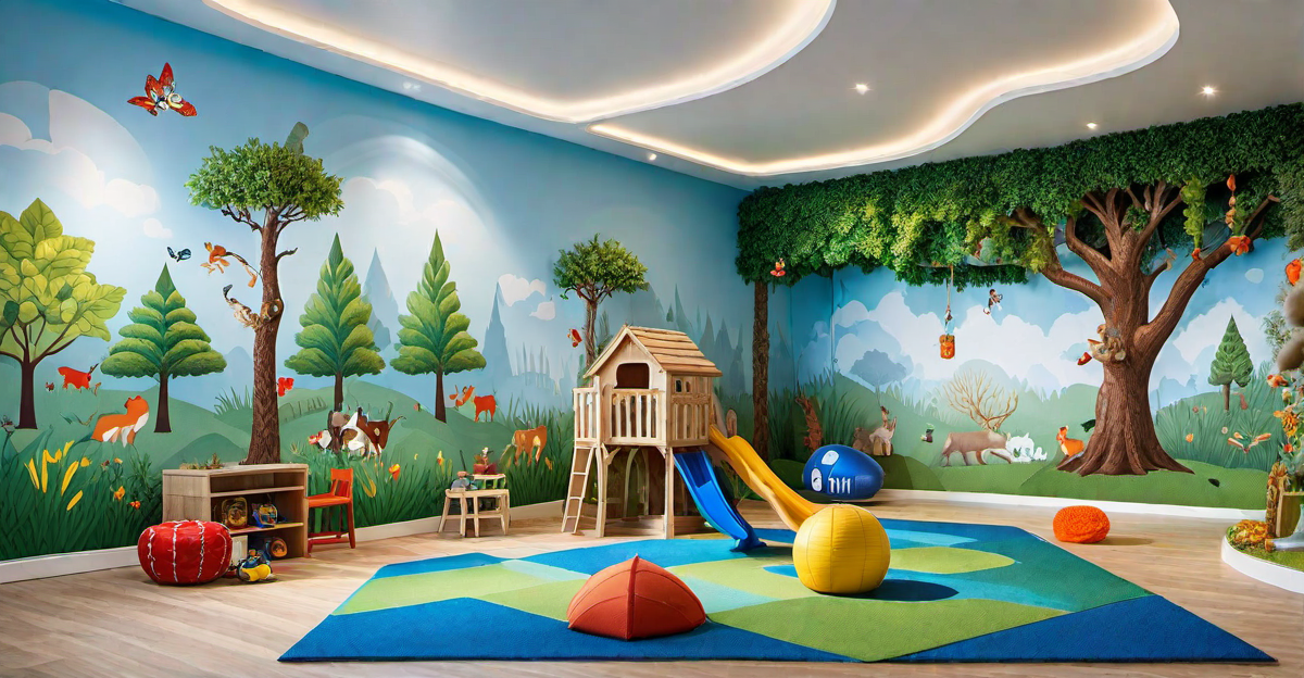 Outdoor Indoors: Nature Inspired Playroom Design
