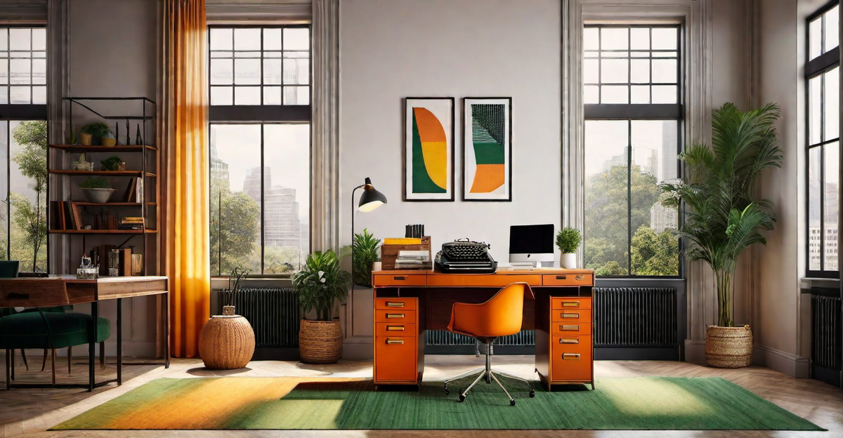 Retro-Inspired Office Space: Fun and Functional Decor