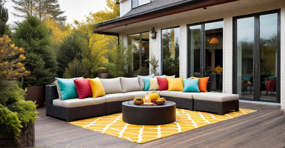 Sunny Days: Bright and Cheerful Outdoor Cushions and Rugs