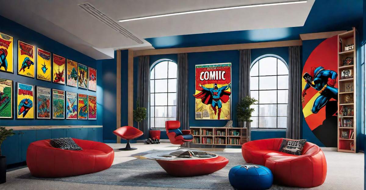 Superheroes Headquarters: Comic Book Inspired Playroom