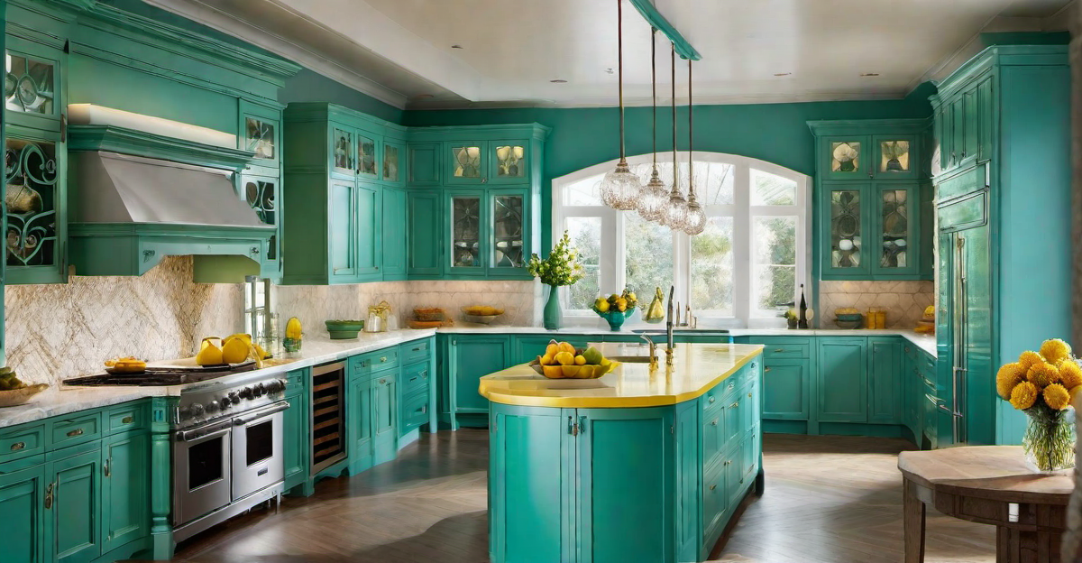 Tropical Flair: Incorporating Bright and Cheerful Colors in the Kitchen