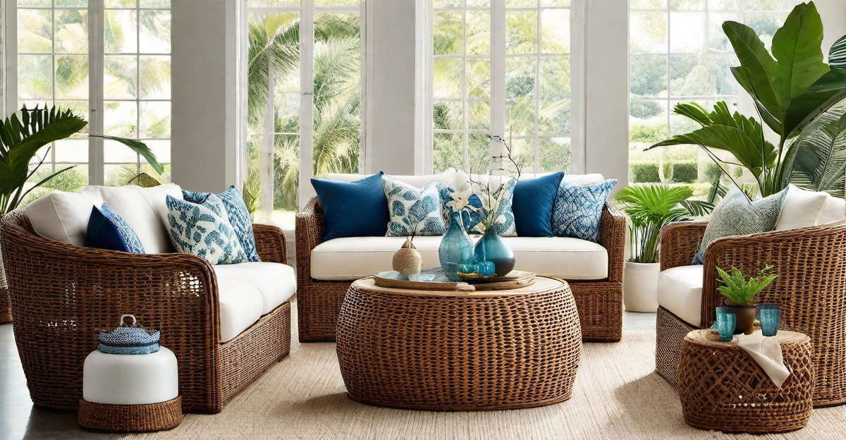 Tropical Furniture: Rattan, Wicker, and Natural Materials