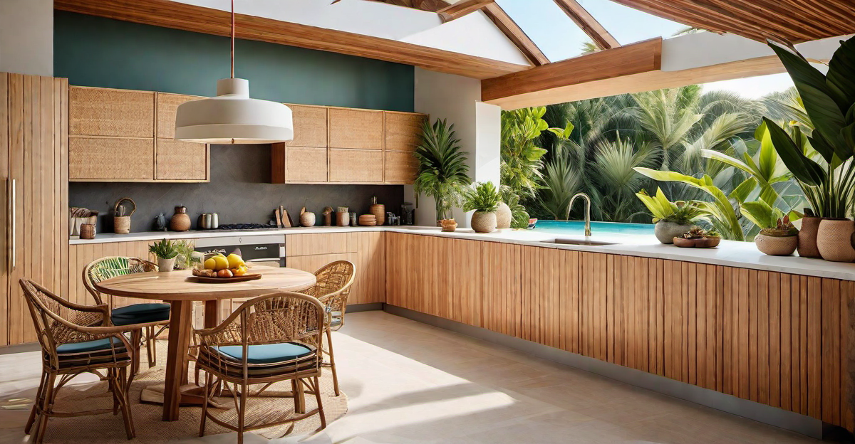 Tropical Kitchen: Bright and Cheerful Culinary Spaces