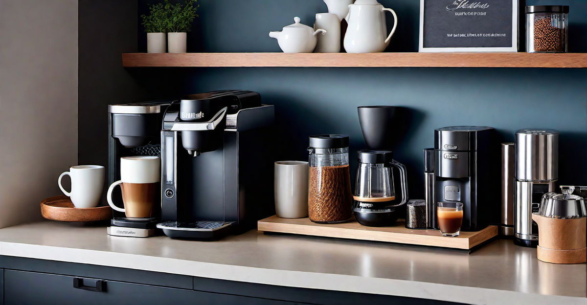 13. Smart Storage: Organizational Ideas for a Tidy Coffee Bar Setup