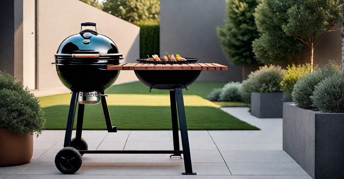 18. Compact and Space-Saving DIY BBQ Grill Pit