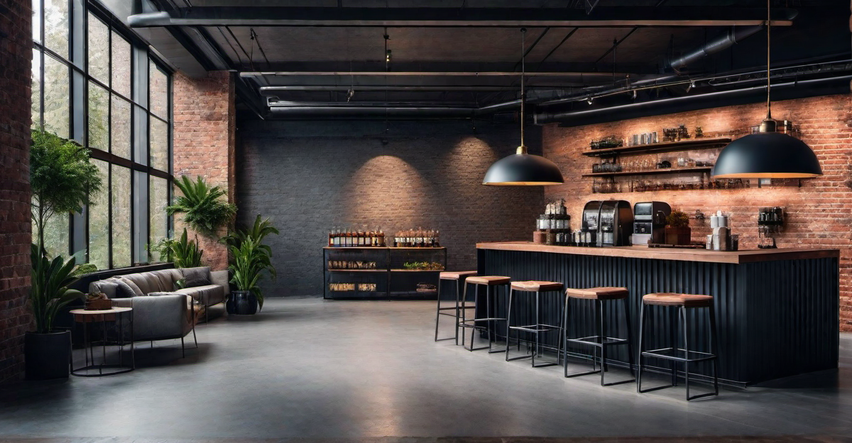 5. Industrial Flair: Utilizing Metal Accents in Your Coffee Bar Design