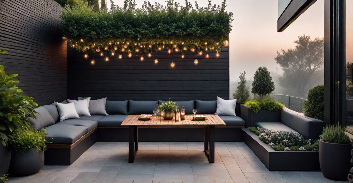 Al Fresco Dining: Outdoor Entertaining Spaces in Small House Roof Decks