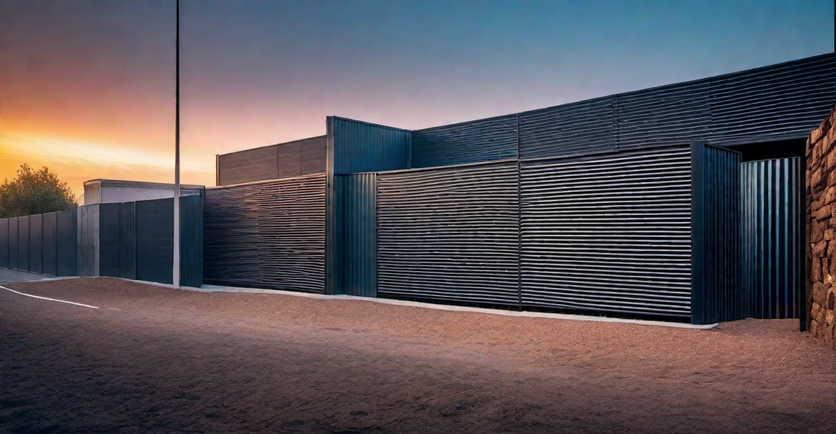 Budget-Friendly: DIY Corrugated Metal Fence Installation