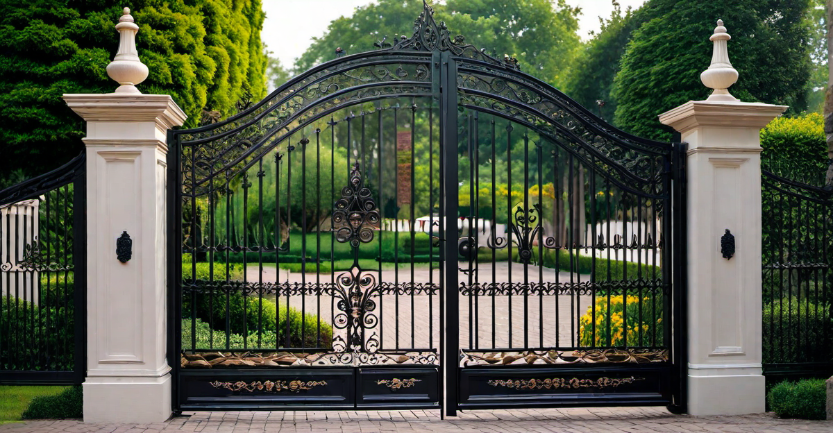 Classic Elegance: Ornate Iron Gate Designs