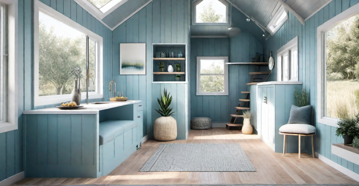 Color Palette: Using Hues to Create Depth in Tiny House Interiors