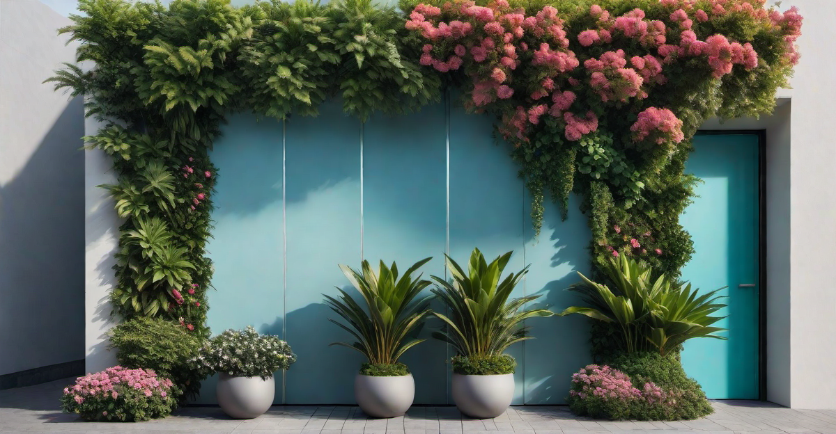Colorful Accents: Adding Vibrancy to Wall Landscaping