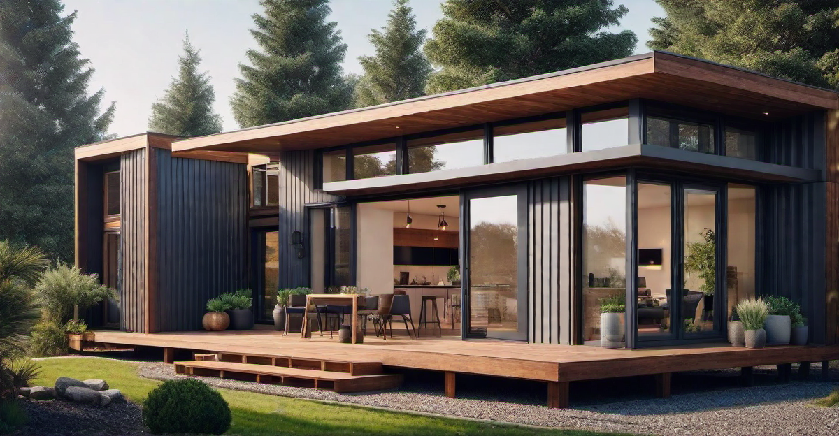 Community Connections: Small Prefab House Designs for Shared Living