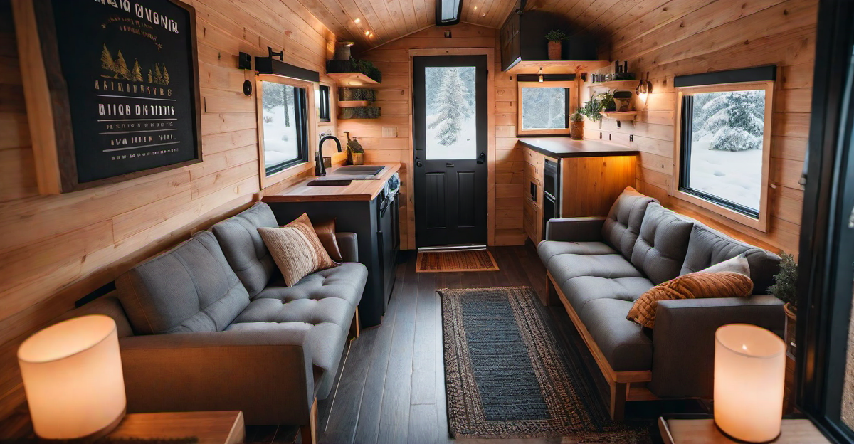 Cozy Retreat: Warm and Inviting Tiny House Interiors