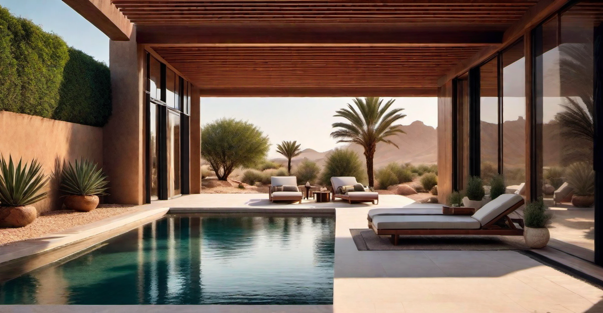Desert Oasis: Luxurious Retreat in Arid Landscapes